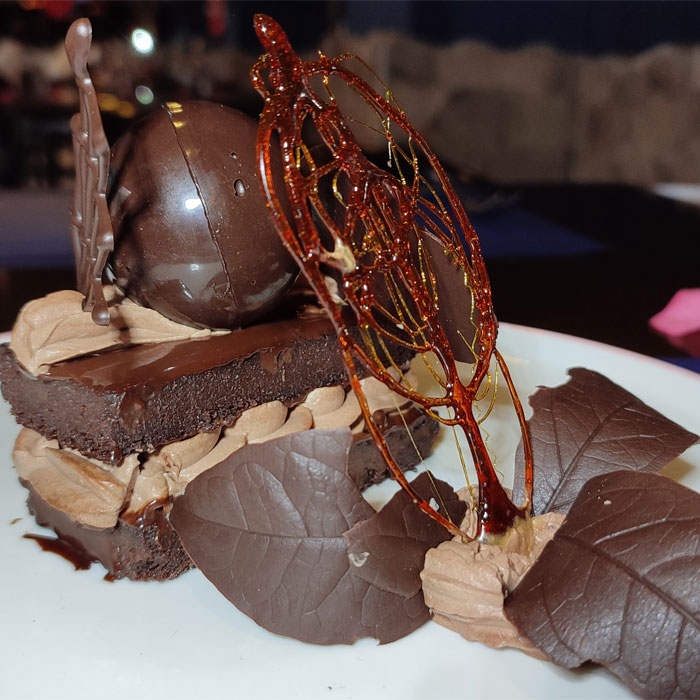 Fondant au chocolat, glace vanille