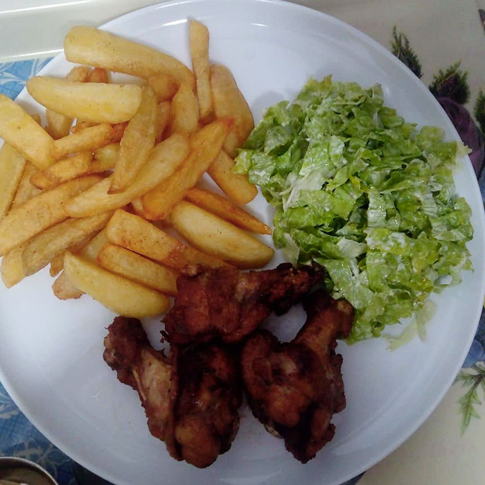 Poulet frite