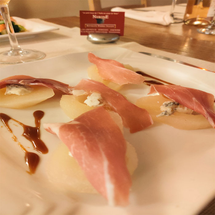 Pere Gorgonzola E Prosciutto Crudo